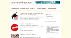 Desktop Screenshot of internetovy-obchod.info