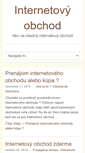 Mobile Screenshot of internetovy-obchod.info