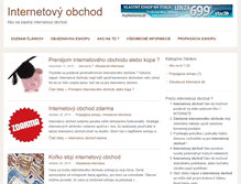 Tablet Screenshot of internetovy-obchod.info